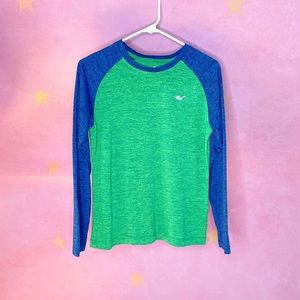 Everlast Boys Green Blue Athletic Top Large